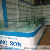 Thi công cửa hàng thuốc - Anh Sơn - Hòa Bình